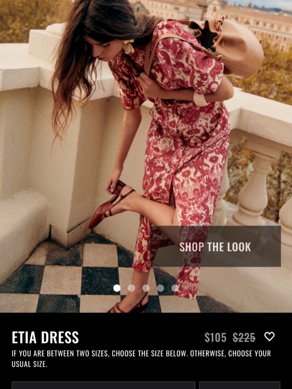 Sezane Etia Dress (US4) 36 NWOT
